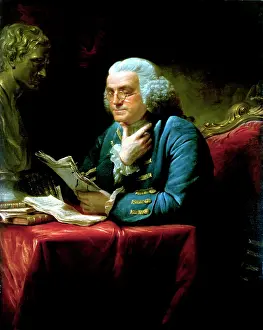 Responsibility: Digitally restored vector painting of Benjamin Franklin