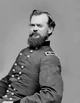 Birdseye: Digitally restored vector portrait of General