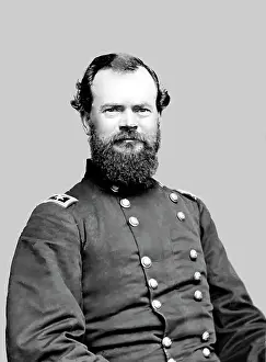 Birdseye: Digitally restored vector portrait of General