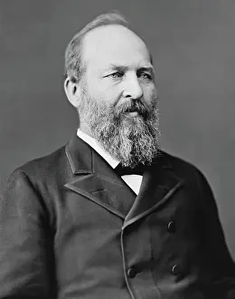 Abram: Digitally restored vector portrait of President