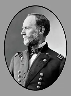 Sideburn: Digitally restored vector portrait of Union