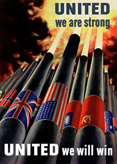 Solidarity: Digitally restored war propaganda poster