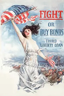 Loan: Digitally restored war propaganda poster