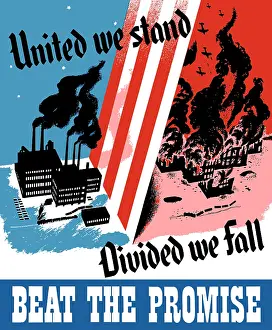 Separation: Digitally restored war propaganda poster