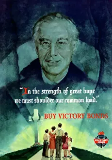 Bonds: Digitally restored war propaganda poster