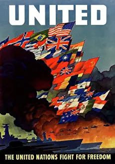 Solidarity: Digitally restored war propaganda poster