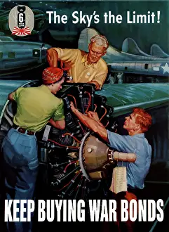 Bonds: Digitally restored war propaganda poster