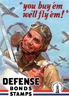 Bonds: Digitally restored war propaganda poster