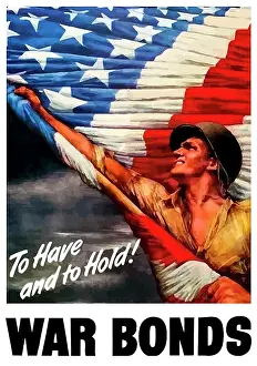 Rippled: Digitally restored war propaganda poster
