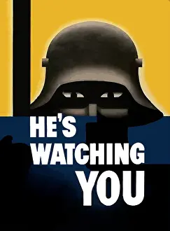 Close Up: Digitally restored war propaganda poster