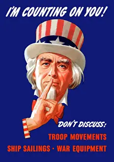 Lips: Digitally restored war propaganda poster