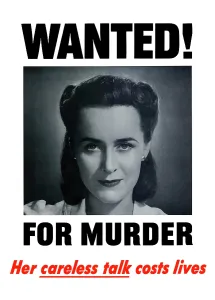 Guilt: Digitally restored war propaganda poster