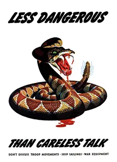Careless: Digitally restored war propaganda poster