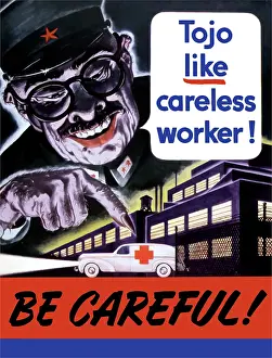 Surveillance: Digitally restored war propaganda poster
