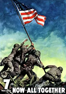 Jima: Digitally restored war propaganda poster