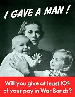 Bonds: Digitally restored war propaganda poster