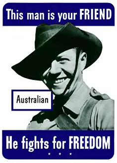 Solidarity: Digitally restored war propaganda poster