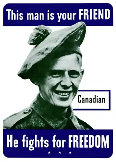 Solidarity: Digitally restored war propaganda poster