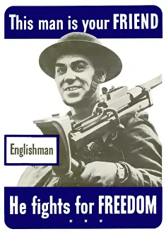 Solidarity: Digitally restored war propaganda poster