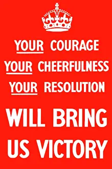 Advice: Digitally restored war propaganda poster