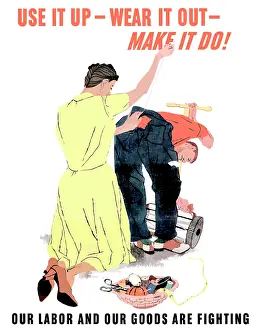 Bending: Digitally restored war propaganda poster