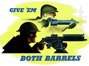 Rivet: Digitally restored war propaganda poster