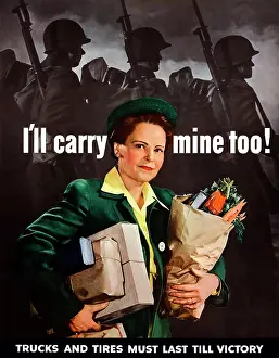 Parcel: Digitally restored war propaganda poster