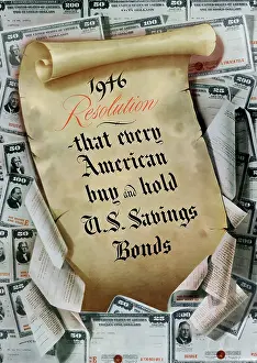 Bonds: Digitally restored war propaganda poster