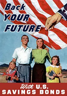 Bonds: Digitally restored war propaganda poster
