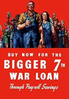 Multiracial: Digitally restored war propaganda poster