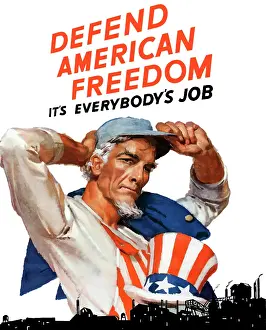 Iconic: Digitally restored war propaganda poster
