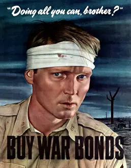 Wound: Digitally restored war propaganda poster