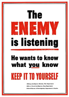 Advice: Digitally restored war propaganda poster