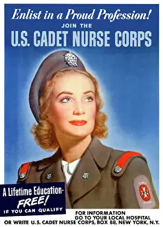 Cadet: Digitally restored war propaganda poster