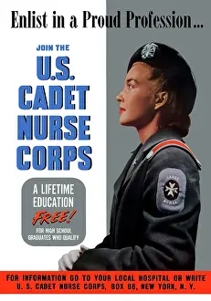 Cadet: Digitally restored war propaganda poster