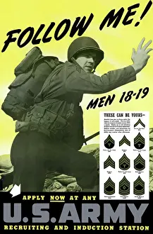 Backpack: Digitally restored war propaganda poster