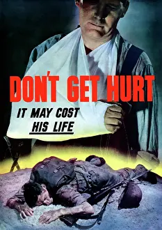 Backpack: Digitally restored war propaganda poster