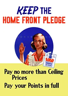 Housewife: Digitally restored war propaganda poster