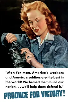 Fixing: Digitally restored war propaganda poster