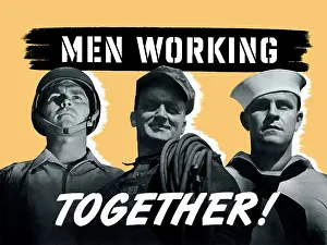 Solidarity: Digitally restored war propaganda poster