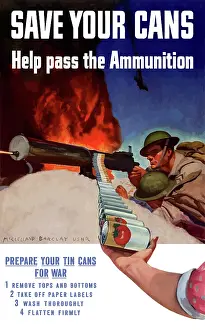 Recycling: Digitally restored war propaganda poster