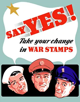 Bubble: Digitally restored war propaganda poster