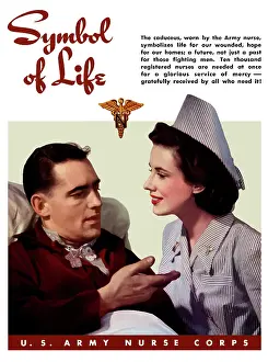 Digitally restored war propaganda poster