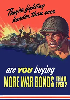 Bonds: Digitally restored war propaganda poster