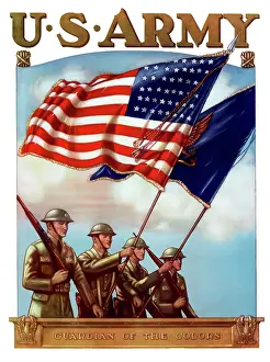 Solidarity: Digitally restored war propaganda poster