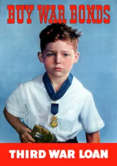 Sadness: Digitally restored war propaganda poster