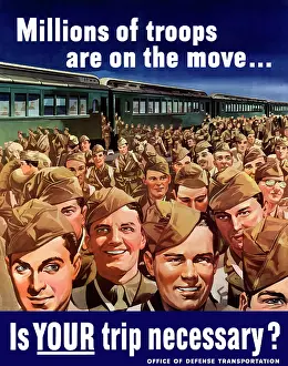 Close Up: Digitally restored war propaganda poster