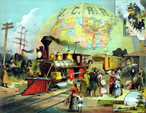Railcar: Digitally restored war propaganda poster