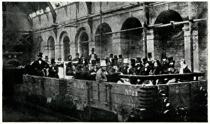Dignitary: Dignitaries on Metropolitan underground railway, London