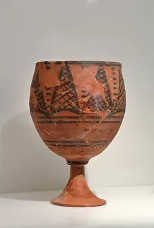 Mounds: Dilmun beaker, Bahrain National Museum, Manama, Bahrain